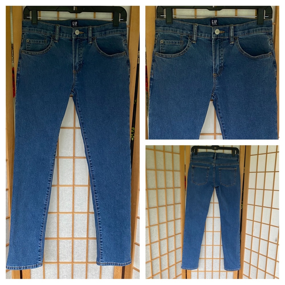 Gap Denim Stretch Skinny Jean SZ 16 Boy Youth